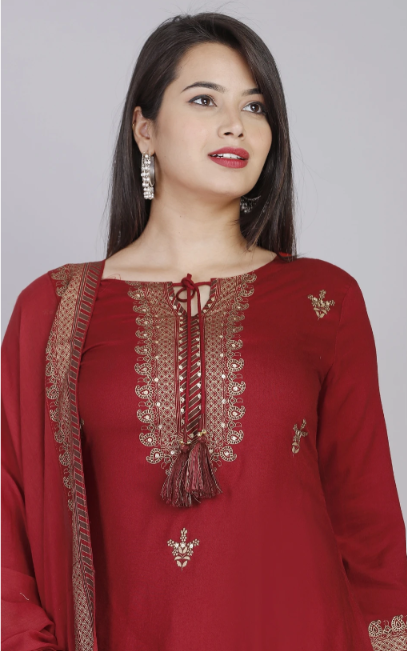 Vihana Grace Pure Cotton Kurta Palazzo Set - Image 4