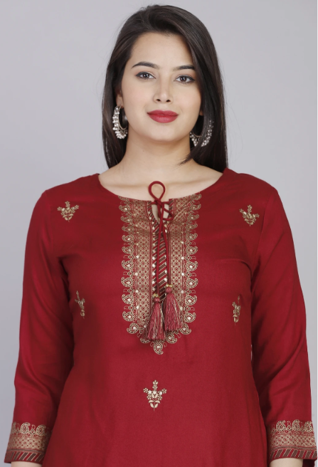 Vihana Grace Pure Cotton Kurta Palazzo Set - Image 5